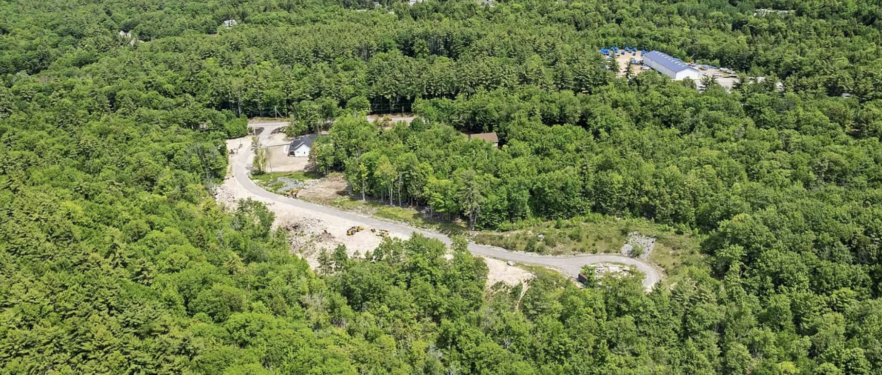 Aerial of a Timber Ridge subdivision under construction