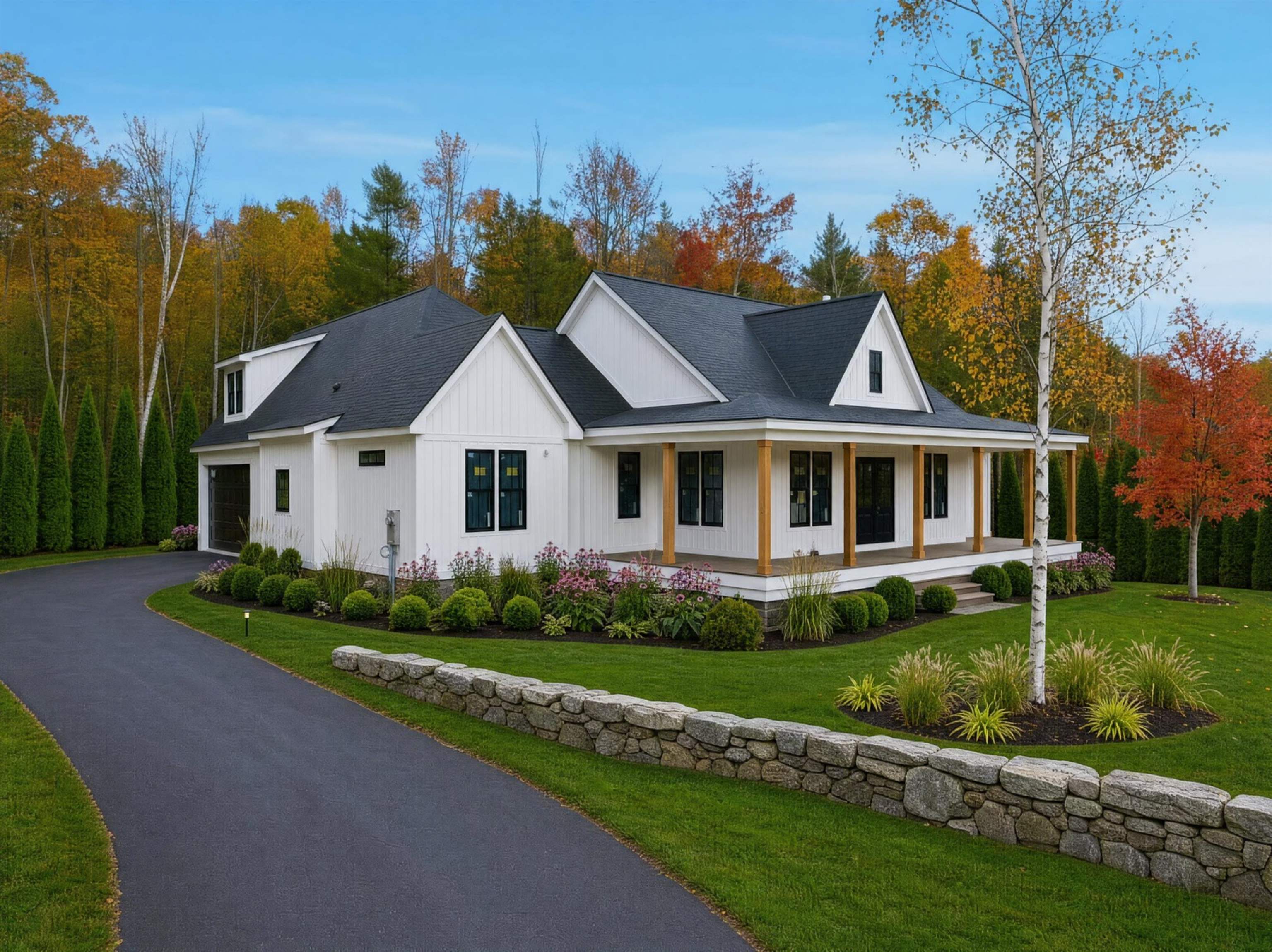 Finished home we built in Alton